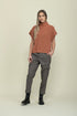 Shawna-Sleeveless Funnel Neck